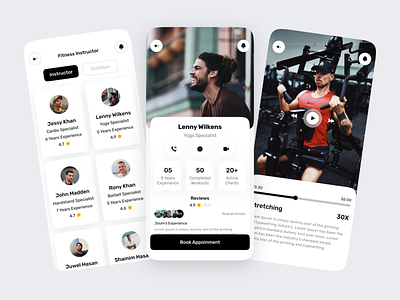 Fitness Mobile App 3d android app design animation branding design fitnees app graphic design gym app illustration ios app design letast design logo mobile app mobile app ui design mobile uiux motion graphics trendy design ui ui design yoga app