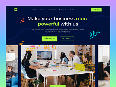 Creative Agency Landing Page