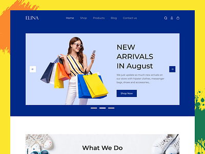 E-Commerce Fashion Website Landing Page