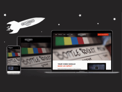 Bottle Rocket media Responsive Screens responsive ui web website