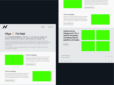 We ❤️ to Rebrand brand desktop emojis portfolio template type webdesign website