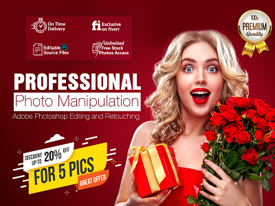 Professional Photo manipulation and Adobe Photoshop Editing