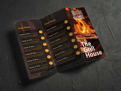 Food Menu Brochure Design Template