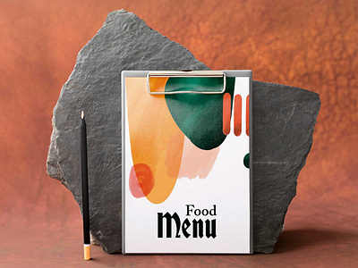 Colorful Menu Design