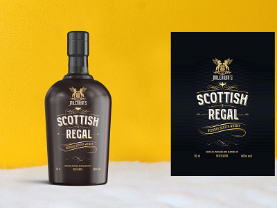 Beautiful Whisky Bottle Mockup