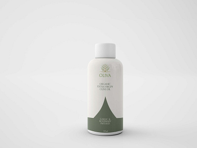 Oliva Cosmetic Bottle Mockup