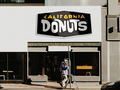 Designer Donut Logo Mockup