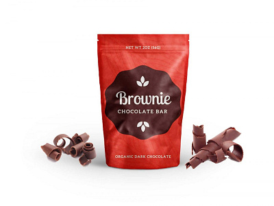 Free Brownie Package Mockup