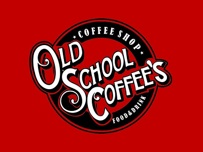 Old School Coffee's design graphicdesign logo