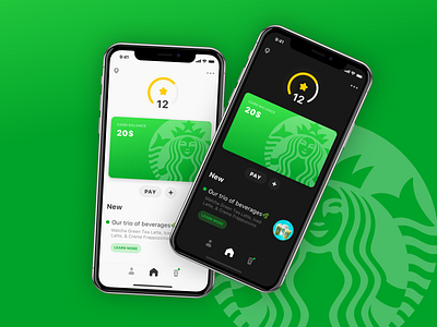 Starbucks 💚☕️ app starbucks bonus concept pay redesign redesign concept starbucks starts