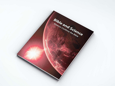 Book Cover - Bible and Science Red