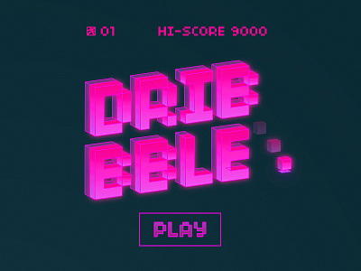 Game On debut dribbble game pixel play