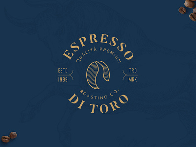 Di Toro Coffee Branding beans branding bull coffee drink italy logo packaging toro