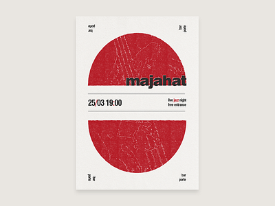 Majahat Poster poster design simple