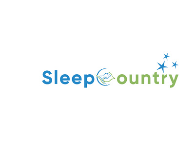 sleep country design flat graphic design logo logo design logodesign minimal minimalist minimalist logo simple logo