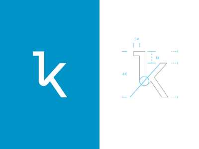 Kernel Mark & Anatomy branding identity lettforms logo logo design logotype mark type typography