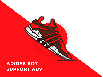Adidas EQT support ADV adidas adidas originals eqt illustration shoes sneaker sneakerhead