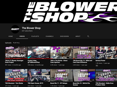 The Blower Shop YouTube premiere pro video editing youtube