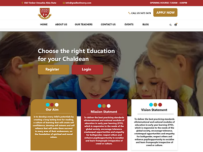 school we site ui/ux