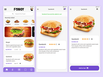 Food sale ui