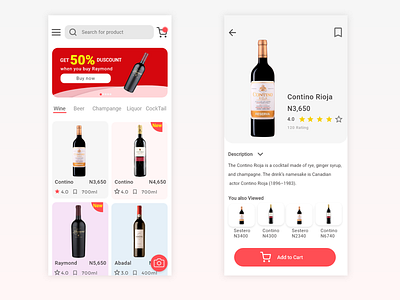 Wine sale UI 3d animation branding graphic design logo motion graphics ui