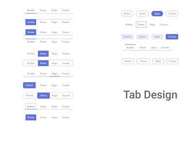 Tab design.