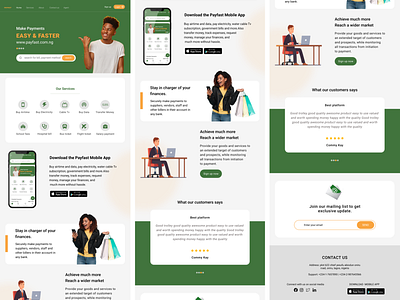 Pay fast landing page .