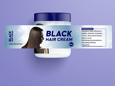 Hair cream product design