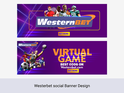 Western bet sport banners 3d animation branding design graphic design illustration logo motion graphics ui vector