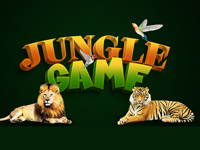 The jungle game design 3d animation branding design graphic design illustration logo motion graphics ui vector
