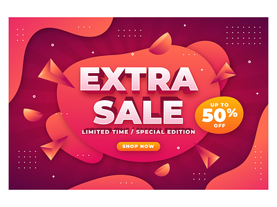 Extra sale 3d animation branding design graphic design illustration logo motion graphics ui vector