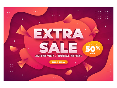 Extra sale 3d animation branding design graphic design illustration logo motion graphics ui vector