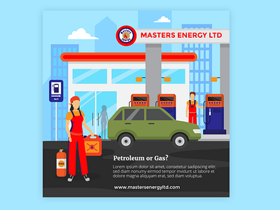 Masters energy illustration