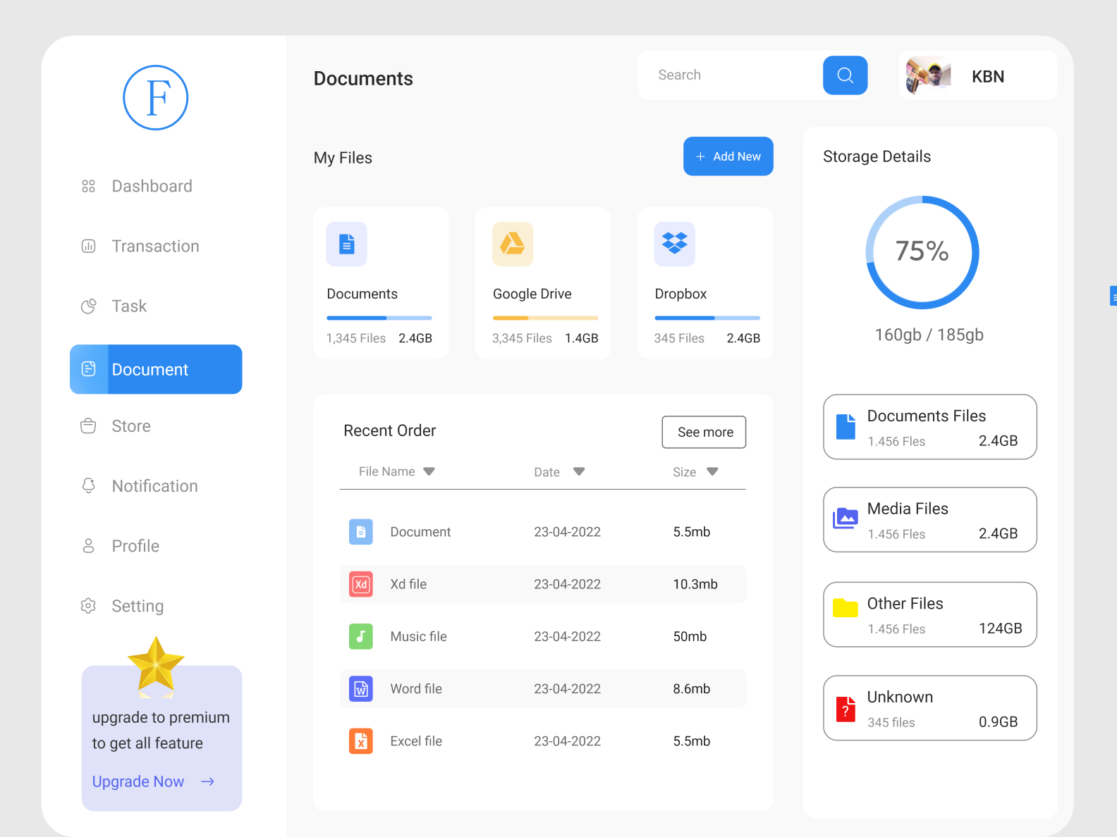 Document UI by KALU BONIFACE NWANKWO on Dribbble