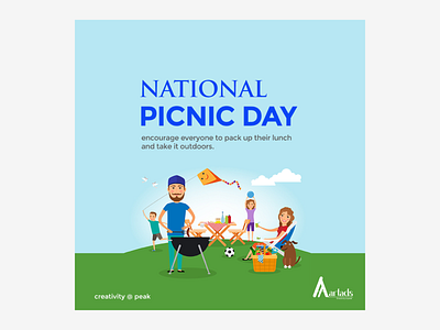 National picnic day 3d animation branding design graphic design illustration logo motion graphics ui vector