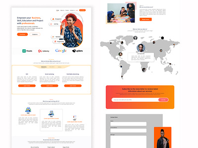 Marketing digital Agency landing page