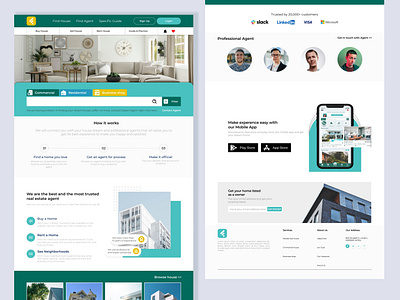 Real estate landing page