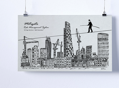 Tightrope hanging drawings 1