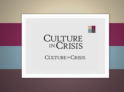 MV Culture in Crisis 1