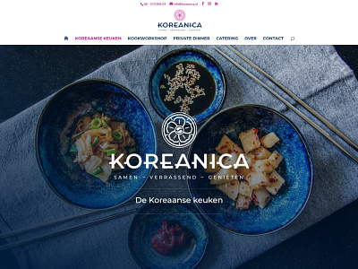 Koreanica horeca webservice horeca website restaurant website restaurantwebsite