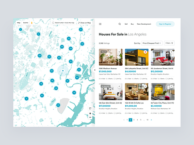 NoHo l Map View [Real Estate 🏠 ] apartment buy or sell dashboard filter flat housing agency website listing live website map view product design real estate real estate agency real estate dashboard real estate website search tooltip ux design uxui web design website design