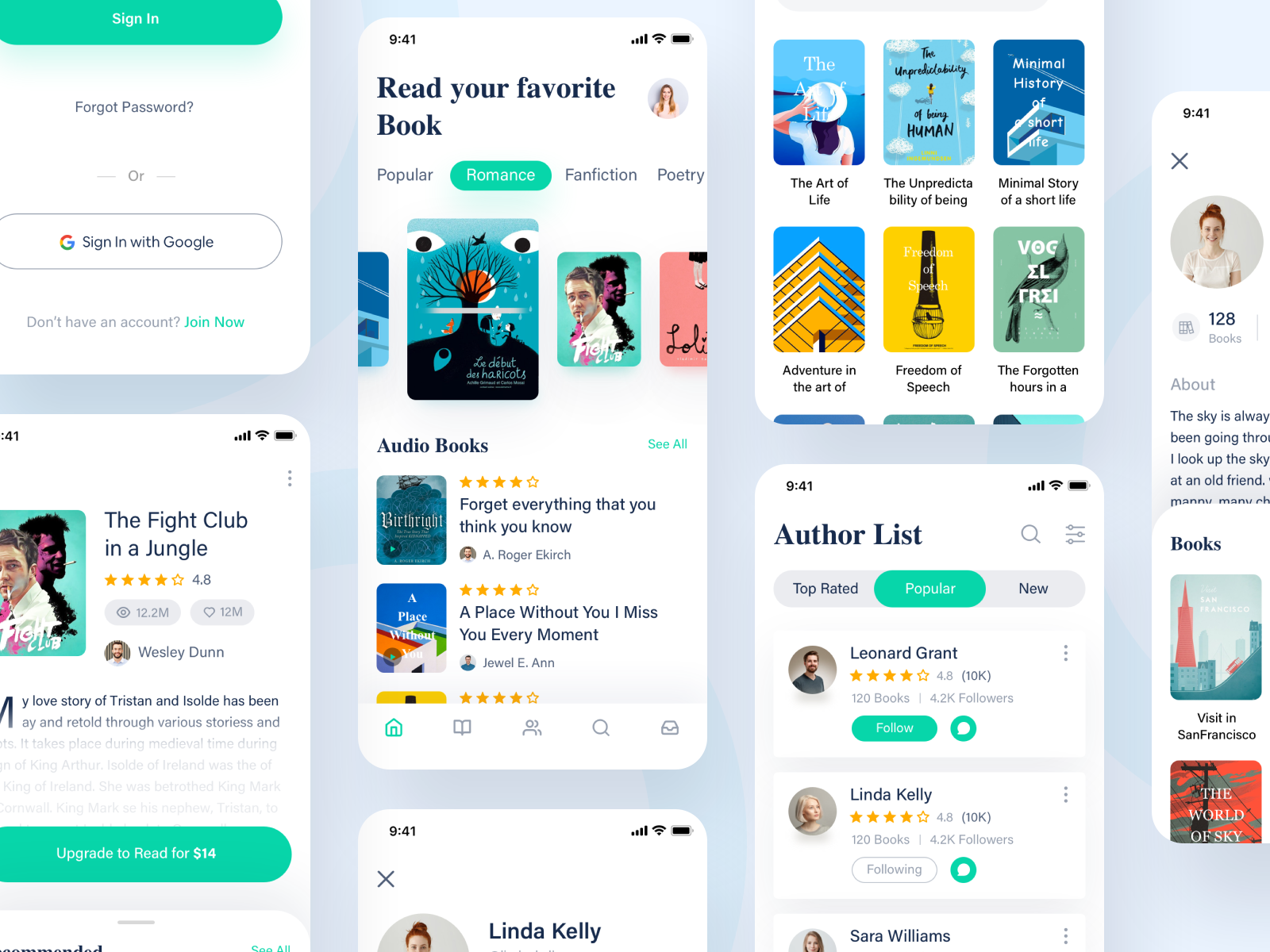 EBook Application by Moslim Uddin for Prelook Studio on Dribbble