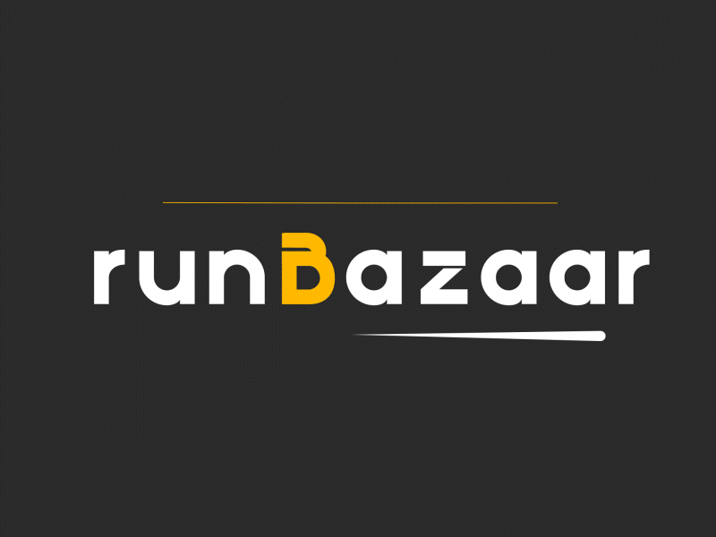 Branding |Run Bazaar 2d after effects animation design graphic design illustration logo motion design motion graphics ui