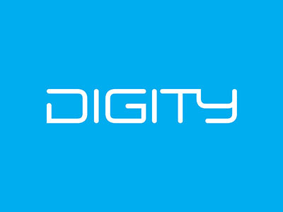 DIGITY Logo blue logo logotype