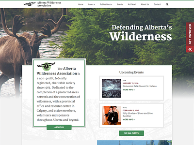 Alberta Wilderness Association outdoors website wilderness