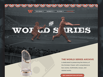 Landing Page - World Series