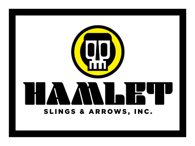 Hamlet hamlet identity logo shakespeare