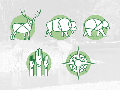 Alberta Wilderness Association - Icons animals icons illustration nature wilderness