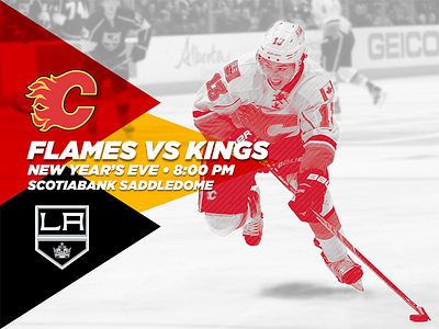 Gameday - Flames vs Kings - Dec 31 2015