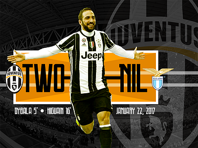 January 22 - Juventus vs Lazio football gameday graphic design juventus lazio soccer sports design